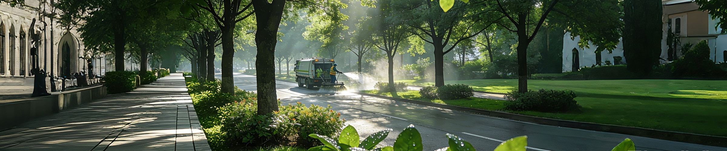 環衛市政清潔場景