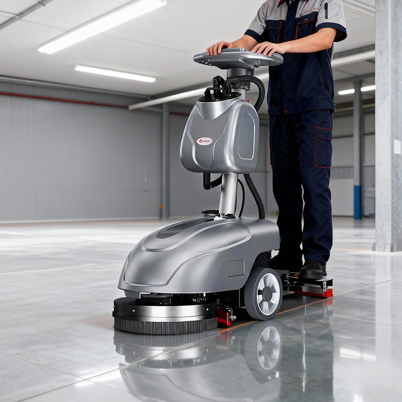 油污克星實測：揚子YZ-X1手推式洗地機車間清潔能力深度解析