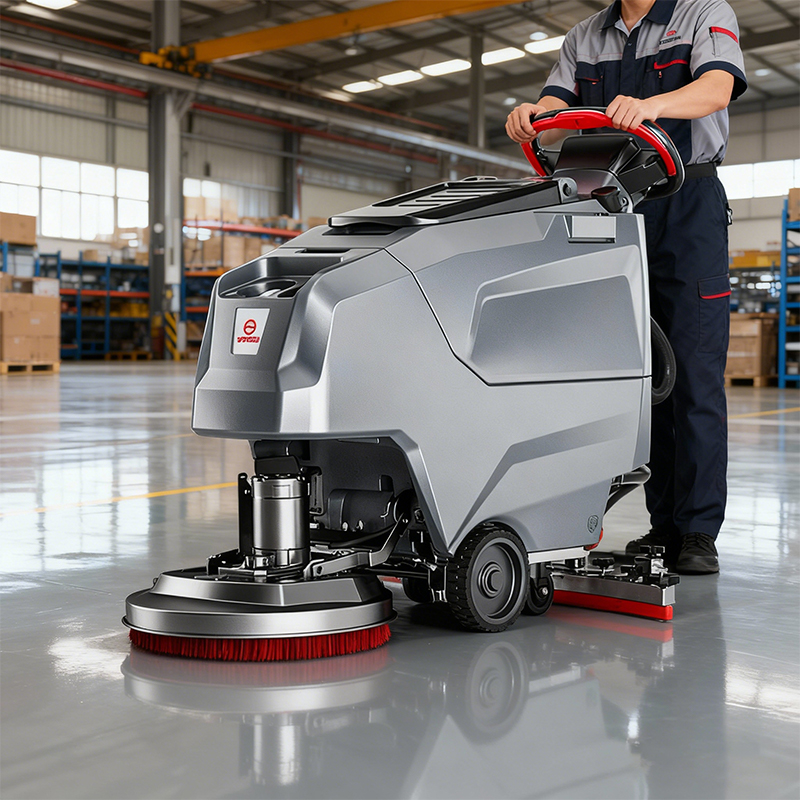工廠大面積清潔升級｜帕爾普線路器材攜手X2E洗地機，5500㎡車間高效省心