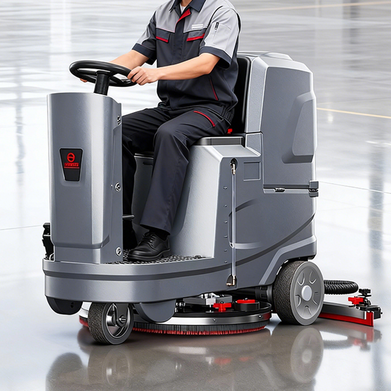 地下車庫(kù)清潔提質(zhì)｜和田金葉花物業(yè)攜手YZ-X5雙刷洗地機(jī)，破解萬(wàn)平車庫(kù)清潔難題