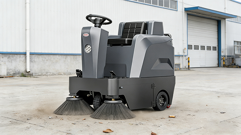 案例速覽：陜西商洛山陽縣國有糧食儲備購銷有限公司采購揚子YZ-S4駕駛式掃地機