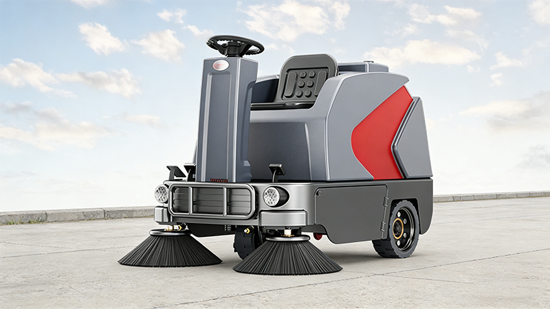 高效潔凈，一步到位：中節能（西安）采購揚子YZ-S6駕駛式掃地機