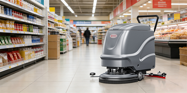 1000平米超市洗地機推薦：榮事達靈活避障，揚子高效即干